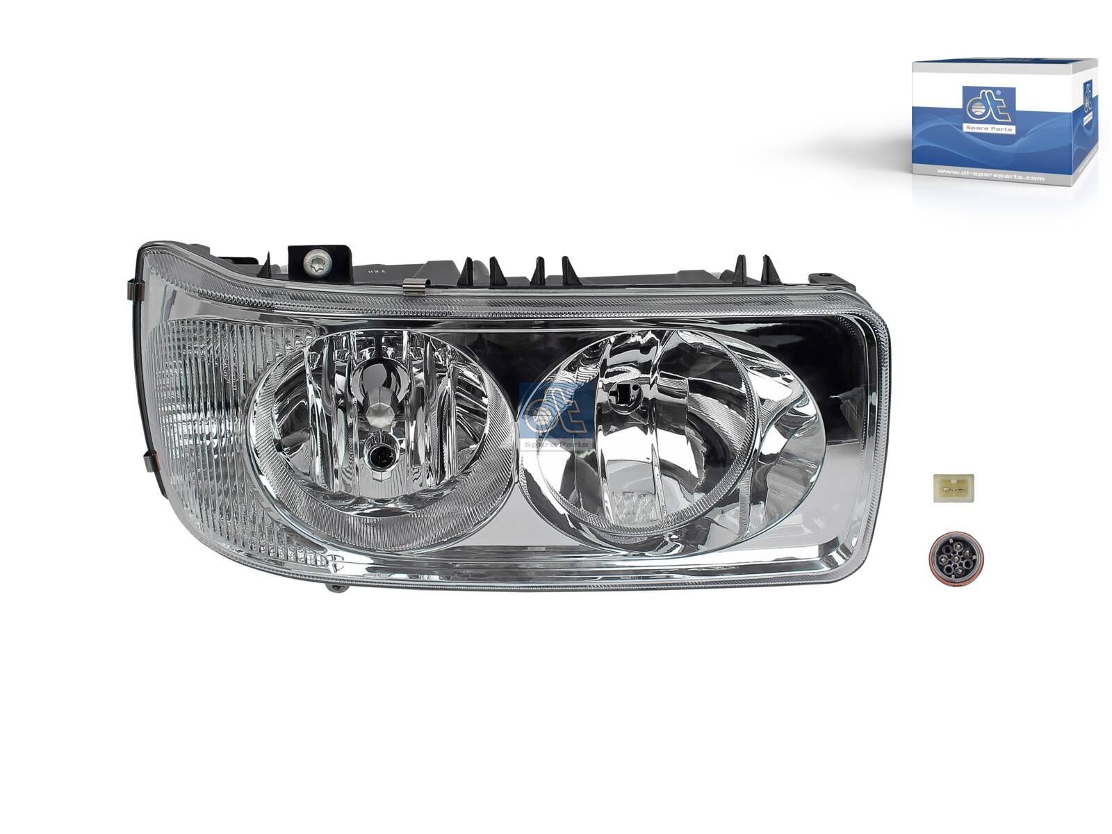 DT Spare Parts 5.81355 Headlamp, right, mechanical height control, 24 V