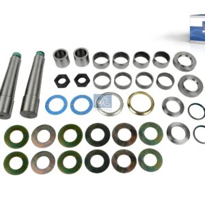 DT Spare Parts 5.92012 King pin kit, double kit, D1: 55 mm, D2: 40.5 mm, M33 x 3,5, L: 266 mm