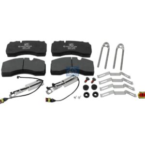 DT Spare Parts 5.92121 Disc brake pad kit, W: 205 mm, S: 30 mm, H: 97 mm