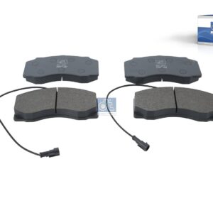 DT Spare Parts 5.92123 Disc brake pad kit, W: 204.5 mm, S: 106 mm, H: 27 mm