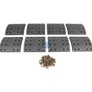 DT Spare Parts 5.92142 Drum brake lining kit, axle kit, W: 200 mm, S: 20.7 mm