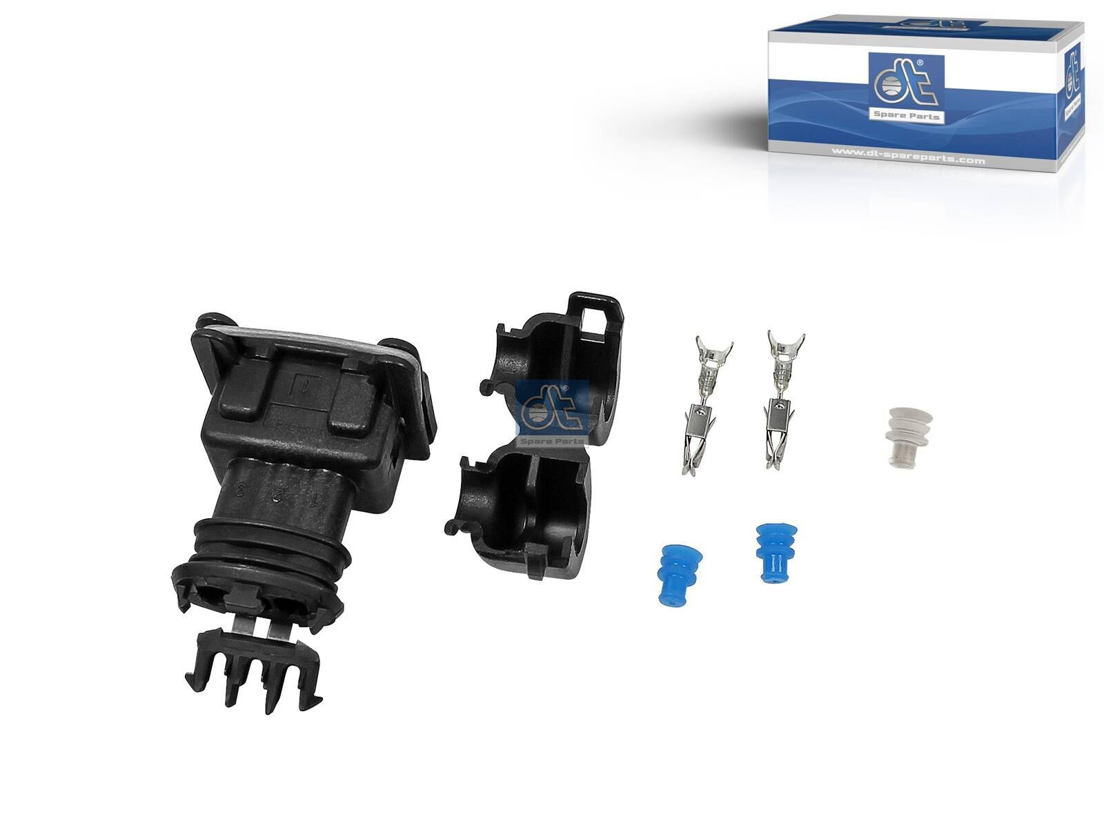DT Spare Parts 5.98024 Repair kit, plug, 2 poles