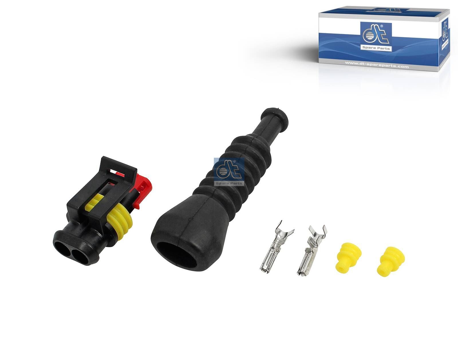 DT Spare Parts 5.98052 Repair kit, plug, 2 poles