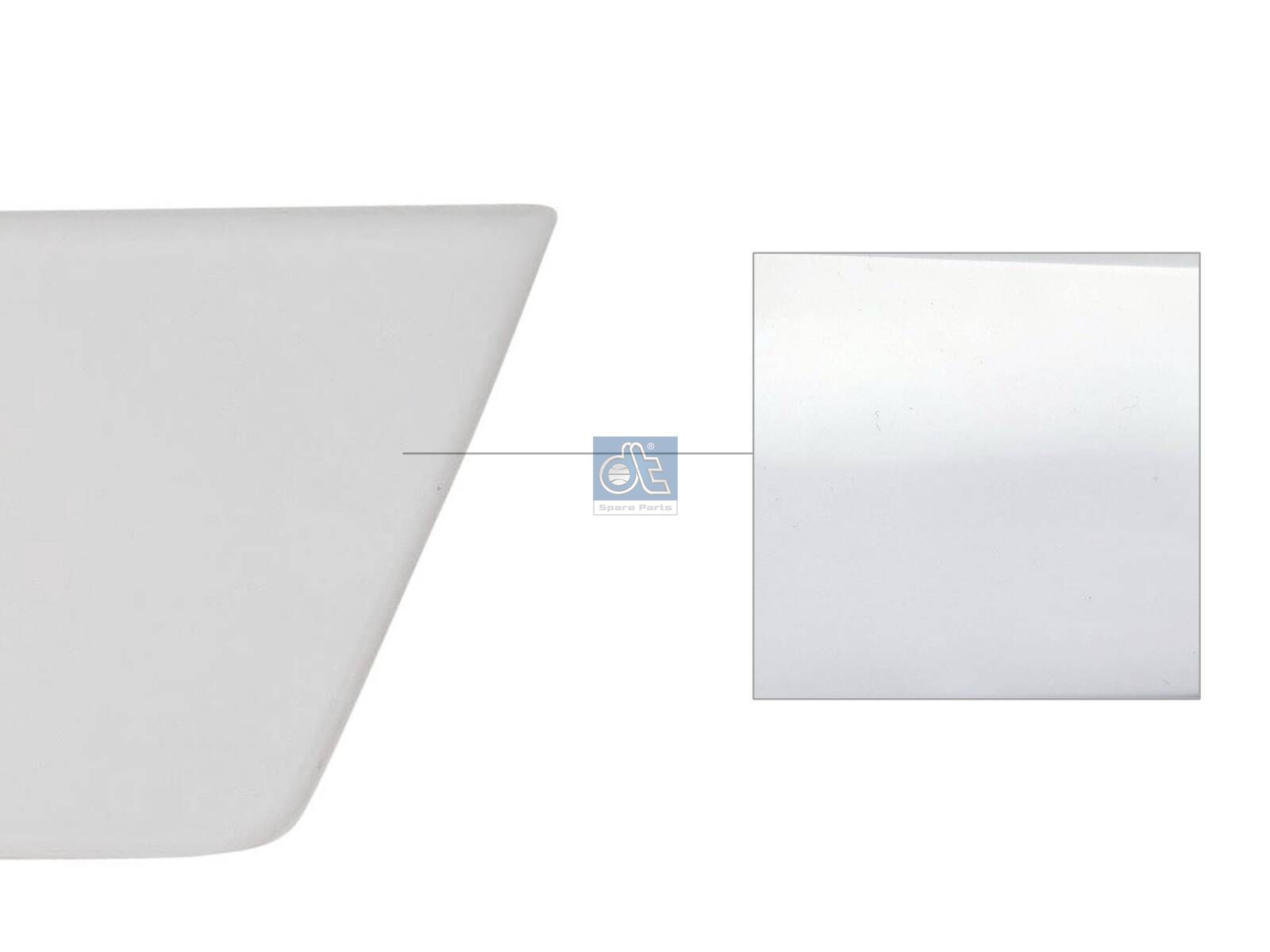 DT Spare Parts 6.00122 Cover, bumper corner, left