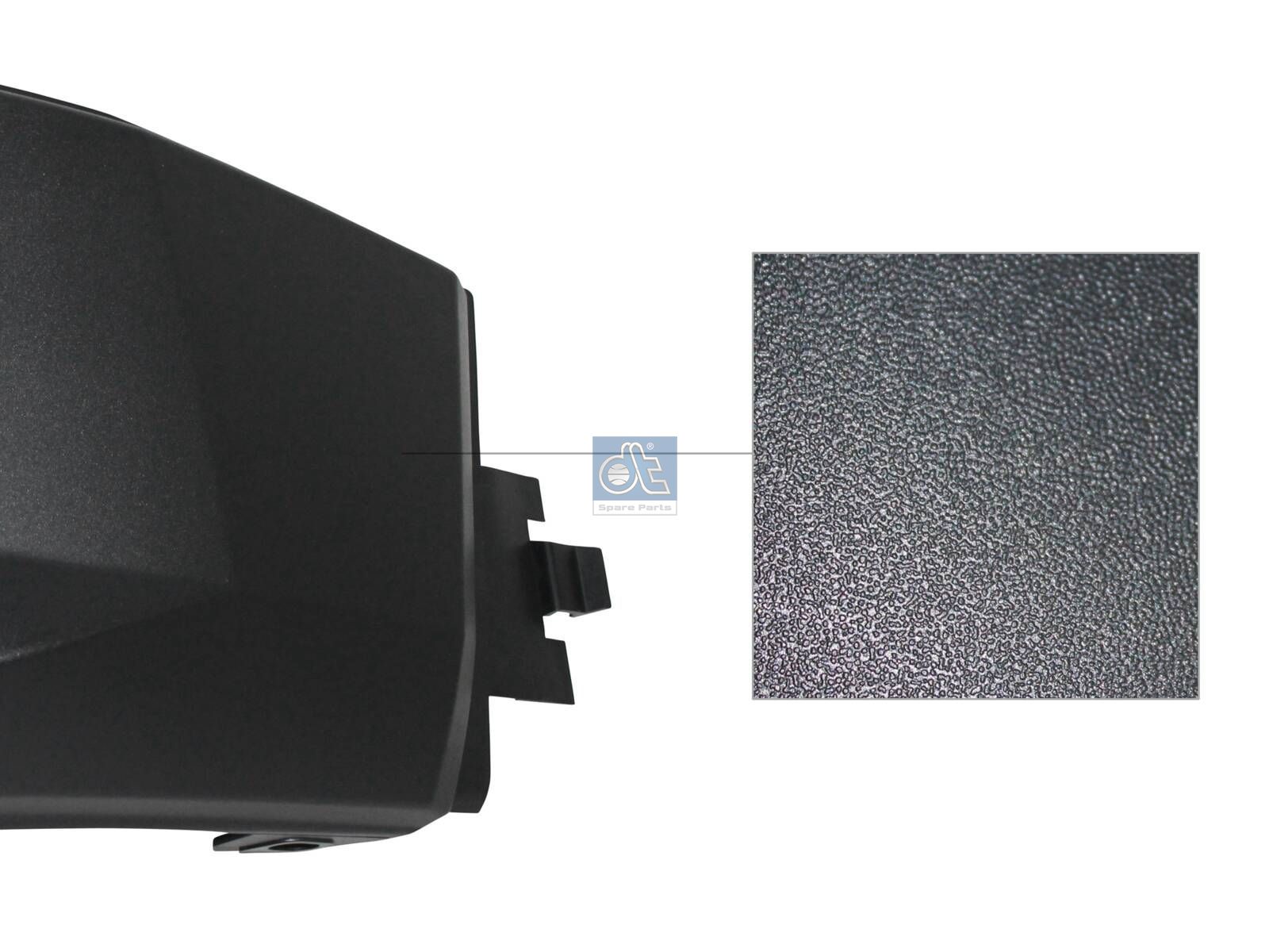 DT Spare Parts 6.00127 Bumper corner, front, lower right