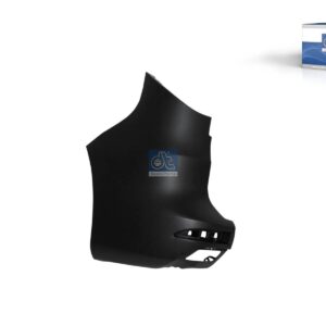 DT Spare Parts 6.00178 Bumper, rear, left, black