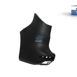 DT Spare Parts 6.00184 Bumper, rear, left, black