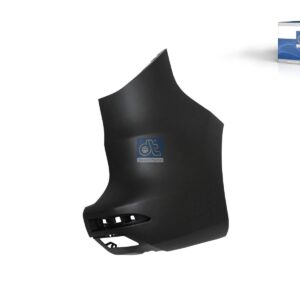 DT Spare Parts 6.00185 Bumper, rear, right, black