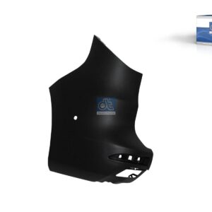 DT Spare Parts 6.00187 Bumper, rear, left, black
