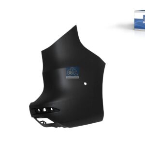 DT Spare Parts 6.00188 Bumper, rear, right, black