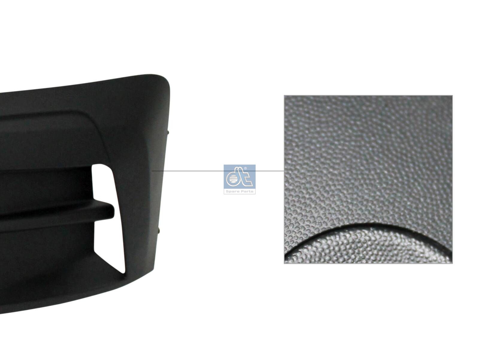 DT Spare Parts 6.00342 Cover moulding, bumper, left