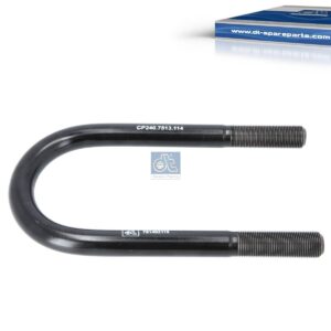 DT Spare Parts 6.11114 U-bolt, M20 x 1,5, LTh: 60 mm, L: 220 mm, w: 92.5 mm