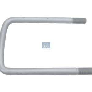 DT Spare Parts 6.11129 U-bolt, r: 15 mm, R: 415 mm, M20 x 1,5, LTh: 45 mm, L: 264 mm, w: 162 mm