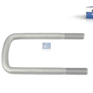 DT Spare Parts 6.11134 U-bolt, r: 12.5 mm, R: 177 mm, M20 x 1,5, LTh: 62 mm, L: 225 mm, w: 92 mm