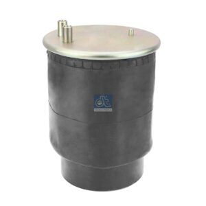 DT Spare Parts 6.13009 Air spring, with steel piston, D: 286 mm, Dmax: 331 mm, M16 x 1,5, M24 x 1,5, L: 347 mm