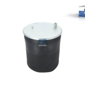 DT Spare Parts 6.13013 Air spring, with steel piston, D: 286 mm, Dmax: 331 mm, M16 x 1,5, M24 x 1,5, L: 412 mm