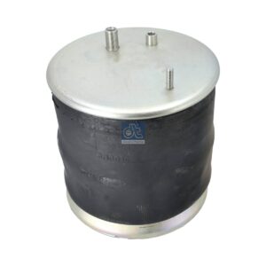 DT Spare Parts 6.13014 Air spring, with steel piston, D: 311 mm, Dmax: 360 mm, M12 x 1,25, M16 x 1,5, M24 x 1,5, L: 345 mm