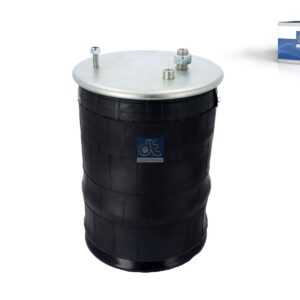 DT Spare Parts 6.13021 Air spring, with steel piston, D: 311 mm, Dmax: 390 mm, M12, M16 x 1,5, M24 x 1,5, L: 345 mm