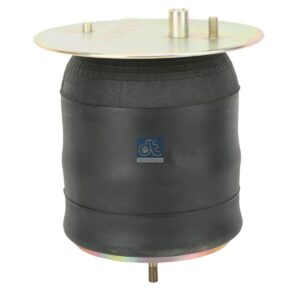 DT Spare Parts 6.13027 Air spring, with steel piston, D: 280 mm, Dmax: 280 mm, M12 x 1,25, M16 x 1,5, L: 300 mm