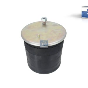 DT Spare Parts 6.13035 Air spring, with steel piston, D: 286 mm, Dmax: 331 mm, M16 x 1,5, M24 x 1,5, L: 344 mm