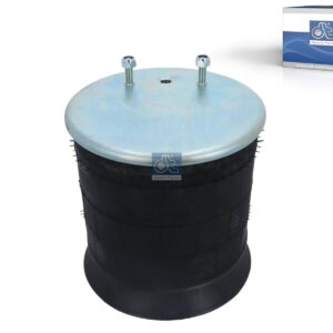 DT Spare Parts 6.13036 Air spring, with plastic piston, D: 259 mm, Dmax: 287 mm, M12, M16 x 1,5, L: 225 mm