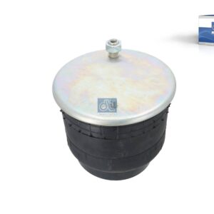 DT Spare Parts 6.13037 Air spring, with steel piston, D: 259 mm, Dmax: 290 mm, M16 x 1,5, M24 x 1,5, L: 275 mm