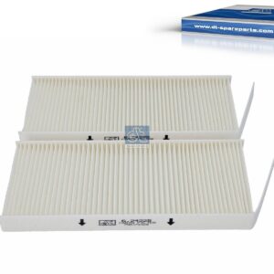 DT Spare Parts 6.24225 Cabin air filter, without frame, L: 240 mm, W: 108 mm, H: 20 mm