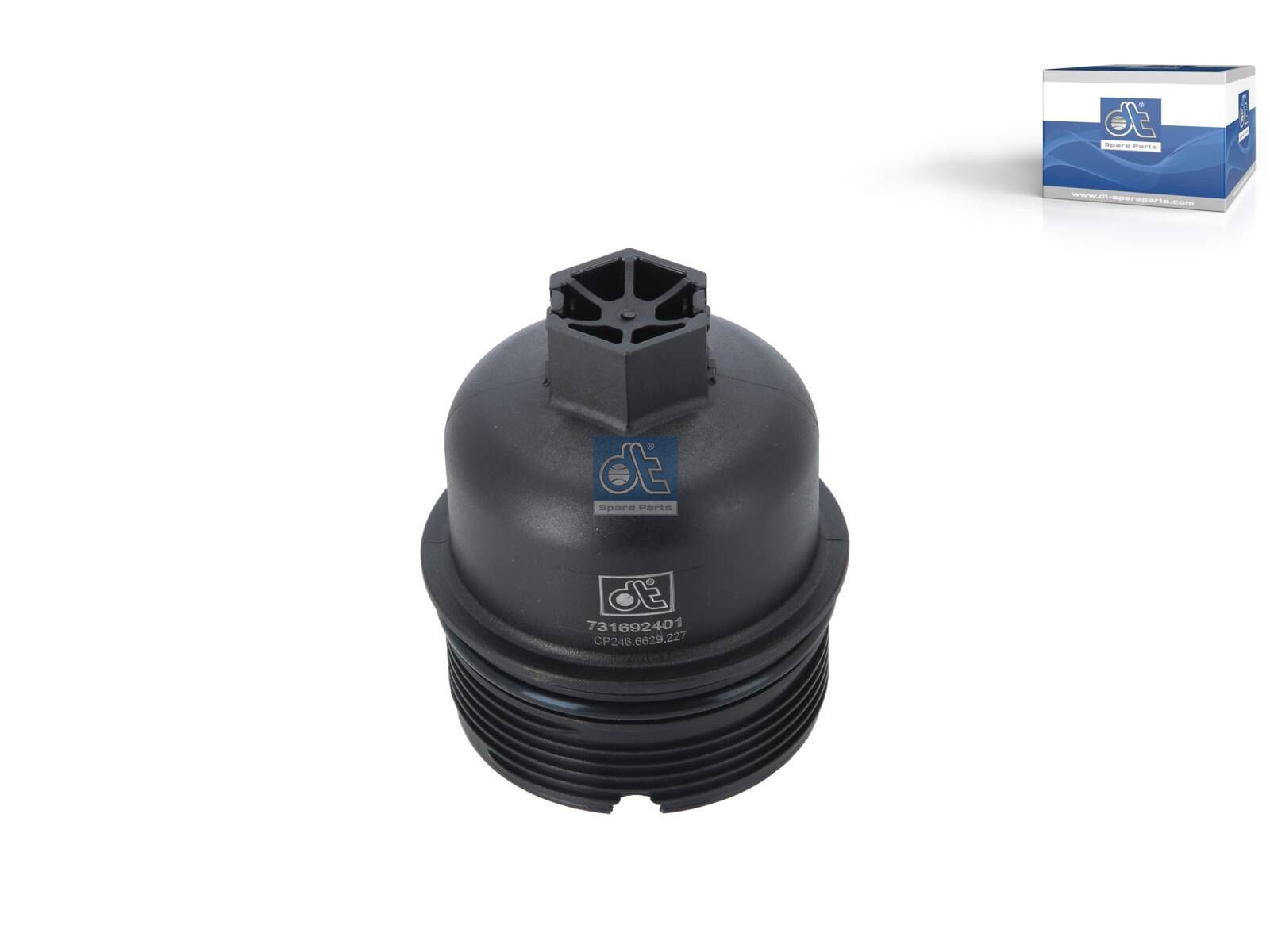 DT Spare Parts 6.24227 Cap, oil filter