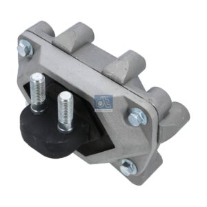 DT Spare Parts 6.28521 Engine mounting, rear, left, M12 x 1,75, M18 x 1,5, L: 220 mm, W: 165 mm, H: 145 mm