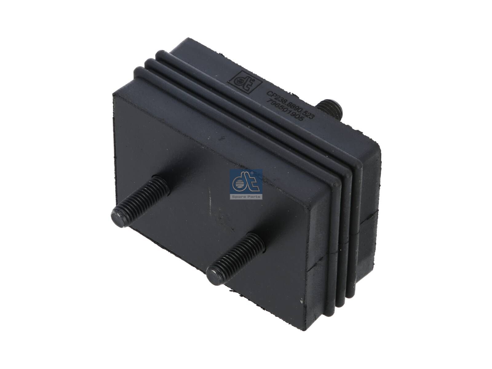 DT Spare Parts 6.28523 Engine mounting, front, M10 x 1,5, M12 x 1,75, L: 101 mm, W: 73 mm, H: 47 mm