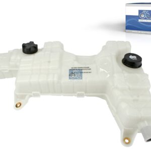 DT Spare Parts 6.35603 Expansion tank, with caps, without sensor, 8 l, L: 619 mm, W: 381 mm, T: 146 mm, Po: 0.7 bar