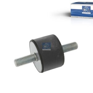 DT Spare Parts 6.37273 Rubber buffer, D: 40 mm, M10 x 1,5, LTh: 25 mm, H: 28 mm