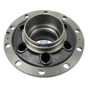 DT Spare Parts 6.54002 Wheel hub, without bearings, d1: 140 mm, d2: 160 mm, D: 376.5 mm, 10 bores, b: 25 mm, H: 210 mm