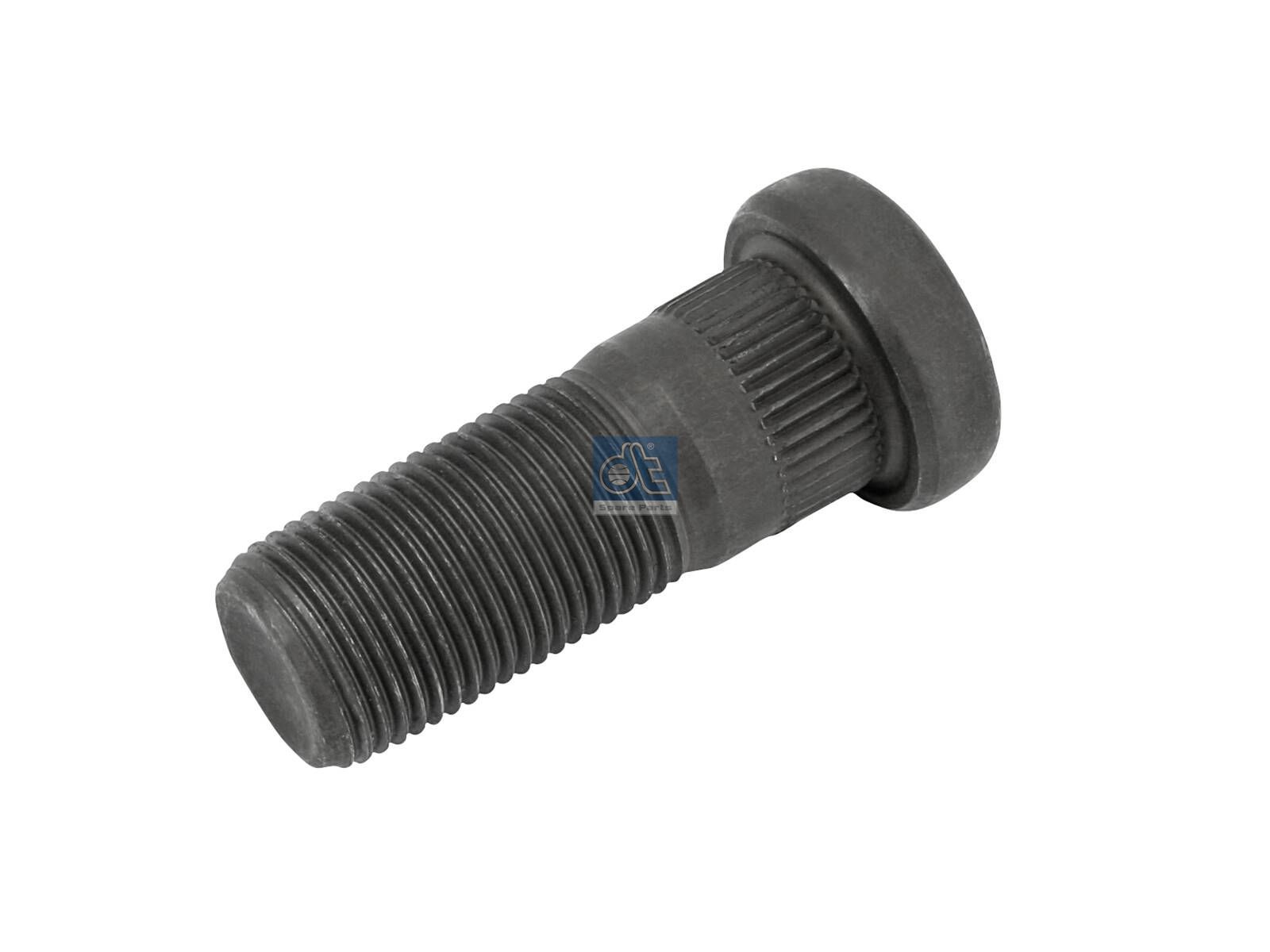DT Spare Parts 6.54213 Wheel bolt, M18 x 1,5, LTh: 30 mm, Lu: 48 mm, D: 27 mm, 10.9