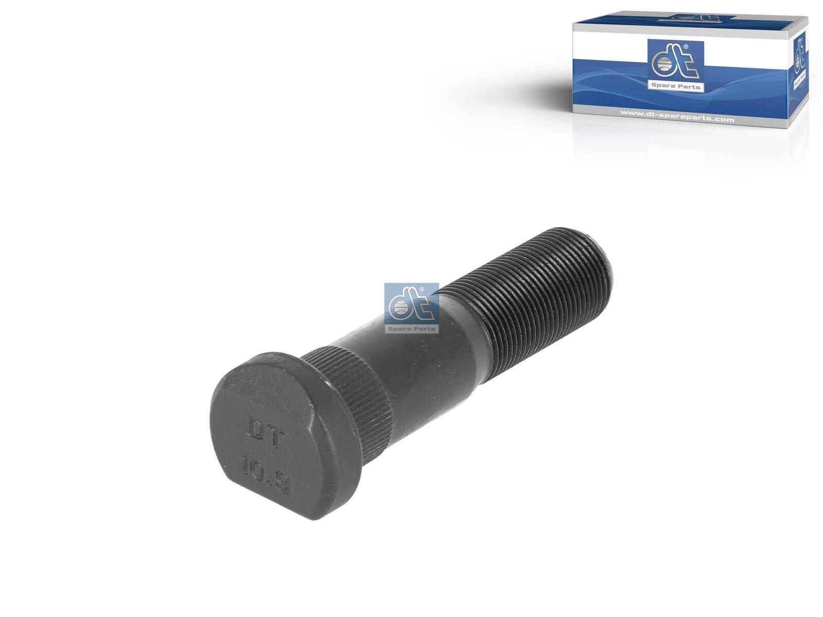 DT Spare Parts 6.54219 Wheel bolt, M22 x 1,5, LTh: 40 mm, Lu: 90 mm, W1: 31 mm, W2: 35 mm, 10.9