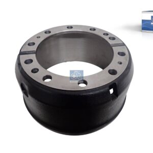 DT Spare Parts 6.60006 Brake drum, D: 414 mm, 10 bores, b: 25 mm, P: 335 mm, d: 280.8 mm, H: 230 mm, B: 182 mm