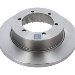 DT Spare Parts 6.60026 Brake disc, D: 280 mm, 6 bores, b: 10.7 mm, P: 127 mm, d: 108 mm, H: 67 mm, S: 16 mm, s: 13 mm