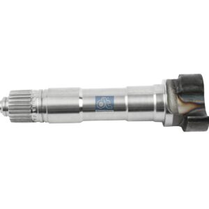 DT Spare Parts 6.60180 Brake camshaft, left, D: 45 mm, L1: 256 mm, L2: 226 mm, L3: 206 mm, 27 teeth