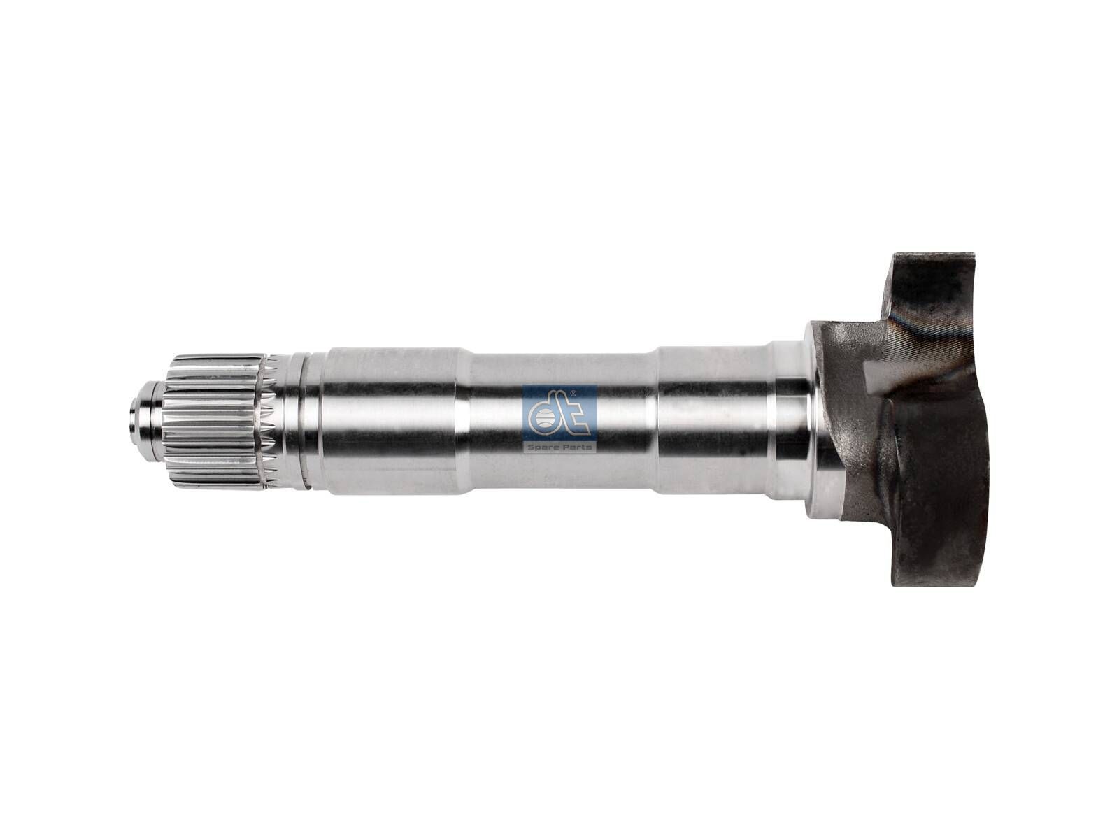 DT Spare Parts 6.60181 Brake camshaft, right, D: 45 mm, L1: 256 mm, L2: 226 mm, L3: 206 mm, 27 teeth