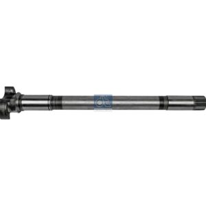 DT Spare Parts 6.60185 Brake camshaft, left, D1: 42 mm, D2: 45 mm, L1: 591 mm, L2: 26.5 mm, L3: 535.5 mm, 27 teeth