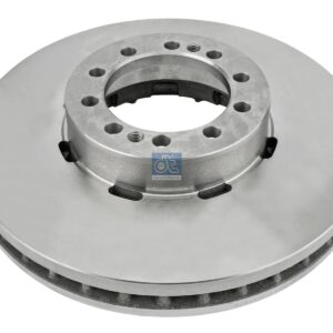 DT Spare Parts 6.61009 Brake disc, D: 380 mm, 10 bores, P: 144 mm, H: 85.5 mm, S: 45 mm, s: 40 mm