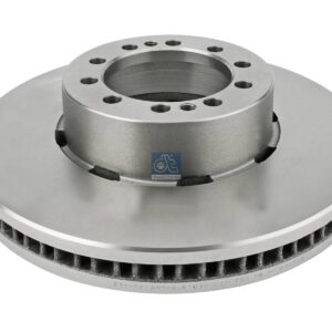 DT Spare Parts 6.61010 Brake disc, D: 375 mm, 10 bores, P: 144 mm, d: 117 mm, H: 99 mm, S: 45 mm, s: 38 mm
