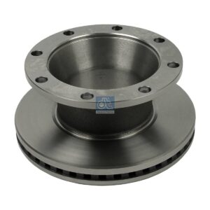 DT Spare Parts 6.61011 Brake disc, D: 375 mm, 8 bores, P: 275 mm, d: 222 mm, H: 166.5 mm, S: 45 mm, s: 37 mm
