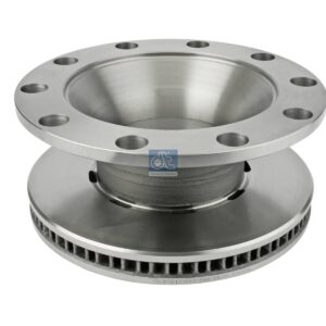 DT Spare Parts 6.61012 Brake disc, D: 375 mm, 10 bores, P: 335 mm, d: 262 mm, H: 166 mm, S: 45 mm, s: 38 mm