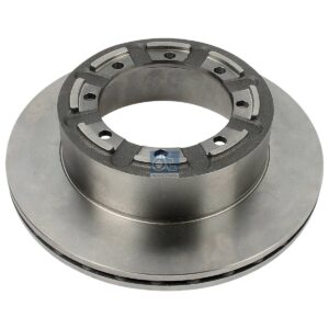 DT Spare Parts 6.61014 Brake disc, D: 290 mm, 8 bores, P: 132 mm, d: 115 mm, H: 78 mm, S: 22 mm, s: 19 mm