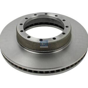DT Spare Parts 6.61015 Brake disc, D: 400 mm, 12 bores, b: 12.5 mm, P: 197 mm, d: 175 mm, H: 90 mm, S: 42 mm, s: 39 mm