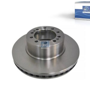 DT Spare Parts 6.61026 Brake disc, D: 375 mm, 10 bores, b: 15 mm, P: 142 mm, d: 111 mm, H: 119 mm, S: 45 mm, s: 37 mm