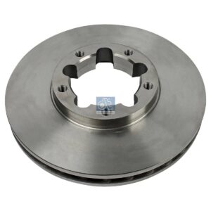 DT Spare Parts 6.61027 Brake disc, D: 276 mm, 5 bores, P: 118 mm, d: 94 mm, H: 45 mm, S: 28 mm, s: 25 mm