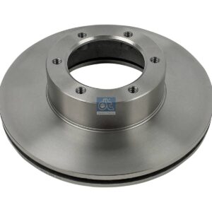 DT Spare Parts 6.61030 Brake disc, D: 278 mm, 6 bores, P: 120 mm, d: 95 mm, H: 70 mm, S: 24 mm, s: 22 mm