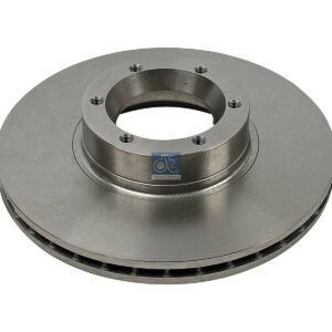 DT Spare Parts 6.61031 Brake disc, D: 280 mm, 6 bores, P: 110 mm, d: 80 mm, H: 61.5 mm, S: 24 mm, s: 21 mm